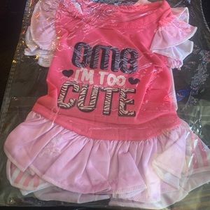 2 Puppy dress NEW